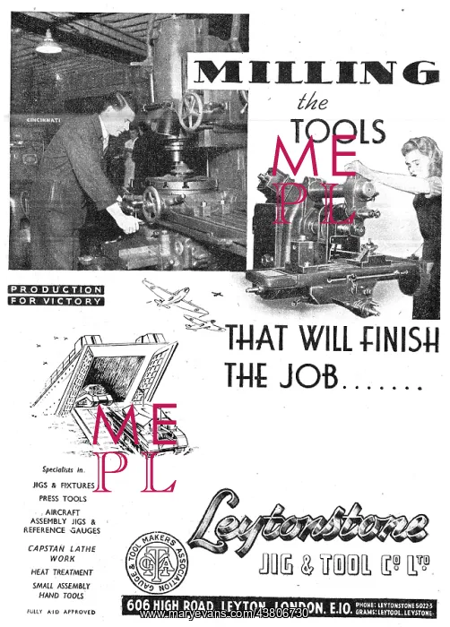 : Leytonstone Jig & Tool : Leytonstone Jig & Tool