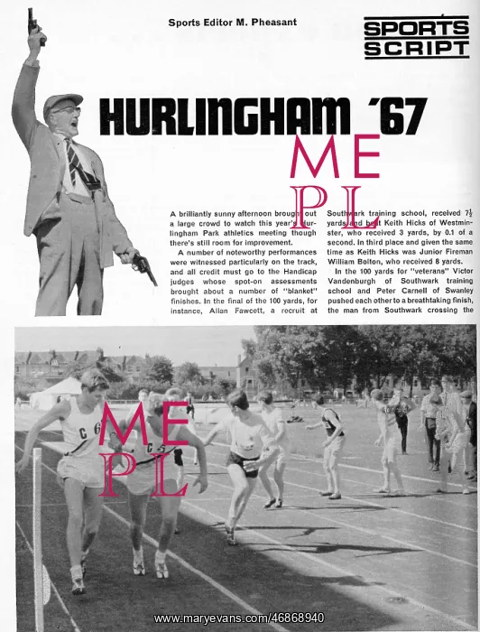 : LFB firefighters in athletics event at Hurlingham : LFB firefighters in athletics event at Hurlingham