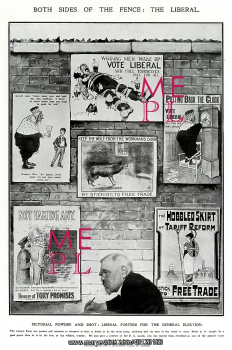 : Liberal posters for the General Election, & their artists : Liberal posters for the General Election, & their artists
