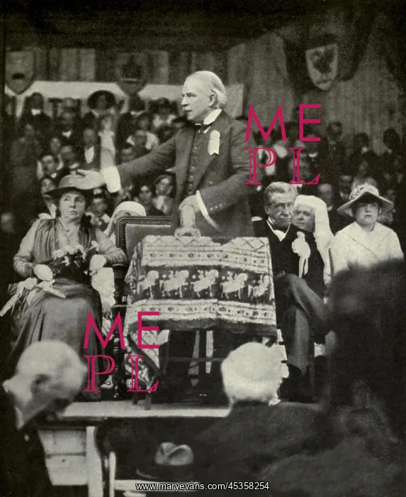 : Liberal Prime Minister Lloyd George speaking at : Liberal Prime Minister Lloyd George speaking at