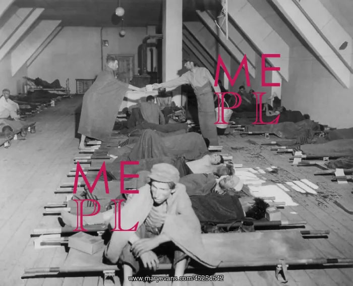 : Liberated Hungarian Jews in facilities provided : Liberated Hungarian Jews in facilities provided
