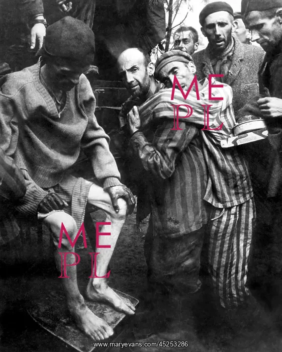 : Liberated prisoners of Wobbelin Concentration : Liberated prisoners of Wobbelin Concentration