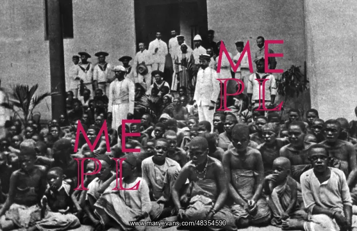 : Liberated slaves in Zanzibar, 1888 : Liberated slaves in Zanzibar, 1888
