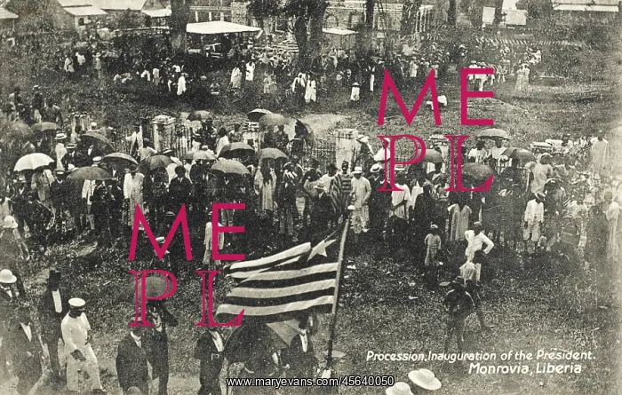 : Liberia, Procession for the inauguration of the President : Liberia, Procession for the inauguration of the President