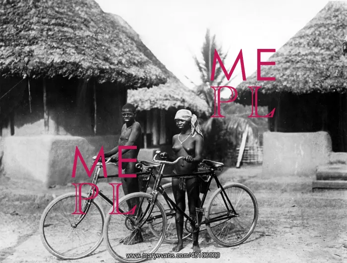 : Liberians with bicycles : Liberians with bicycles