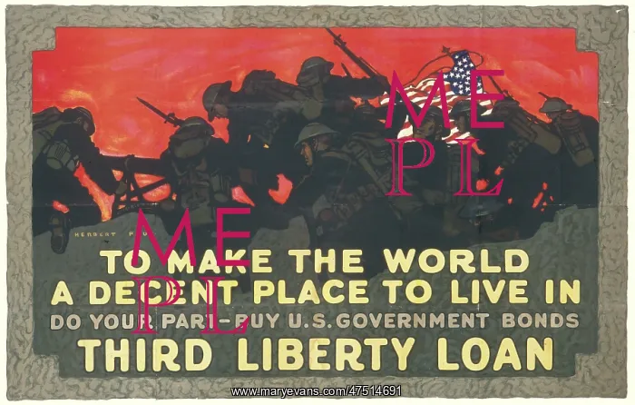 : LIBERTY LOAN / WWI POSTER : LIBERTY LOAN / WWI POSTER