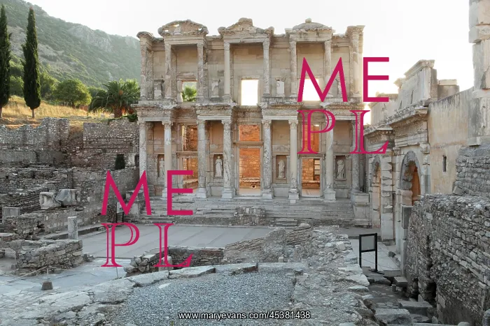 : Library of Celsus, built 110-135 AD under Consul : Library of Celsus, built 110-135 AD under Consul