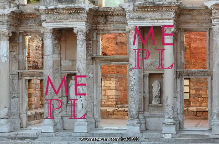 : Library of Celsus, built 110-135 AD under Consul : Library of Celsus, built 110-135 AD under Consul