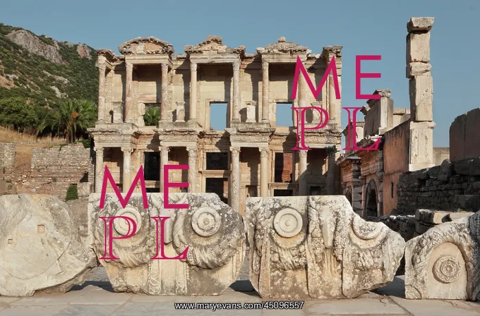 : Library of Celsus, Ephesus, Izmir, Turkey : Library of Celsus, Ephesus, Izmir, Turkey