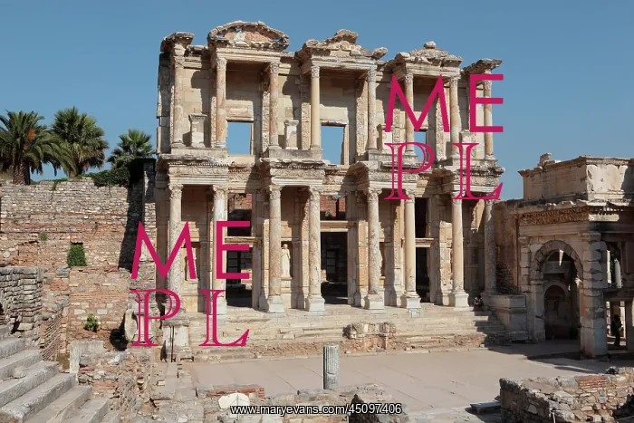 : Library of Celsus, Ephesus, Izmir, Turkey : Library of Celsus, Ephesus, Izmir, Turkey