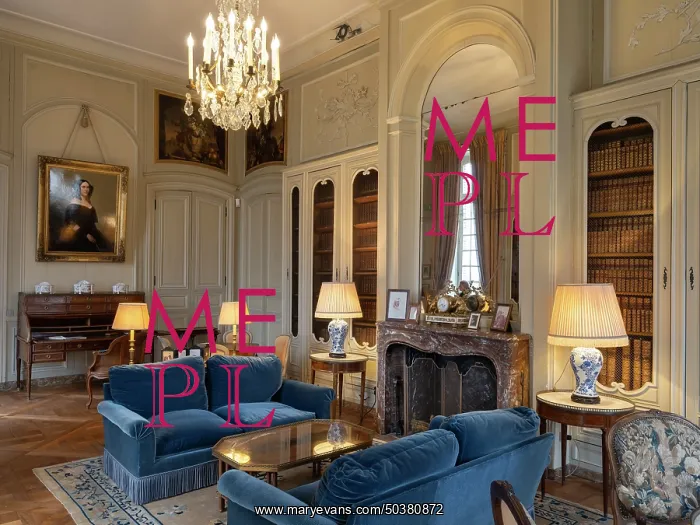 : Library, Chateau de La Motte-Tilly, La Motte-Tilly, Aube, France : Library, Chateau de La Motte-Tilly, La Motte-Tilly, Aube, France