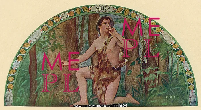  : Library of Congress Mural - Milton's Comus