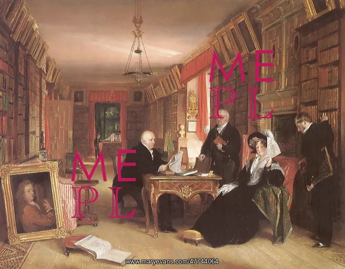  : In the Library at Holland House
