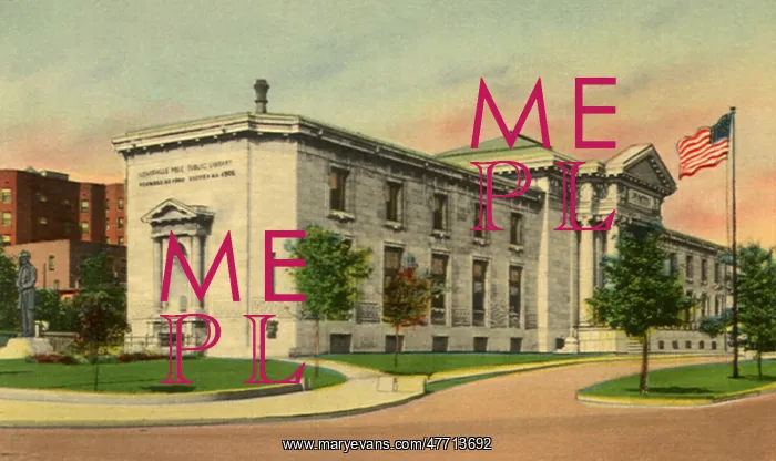 : Library and Lincoln Statue. Louisville : Library and Lincoln Statue. Louisville