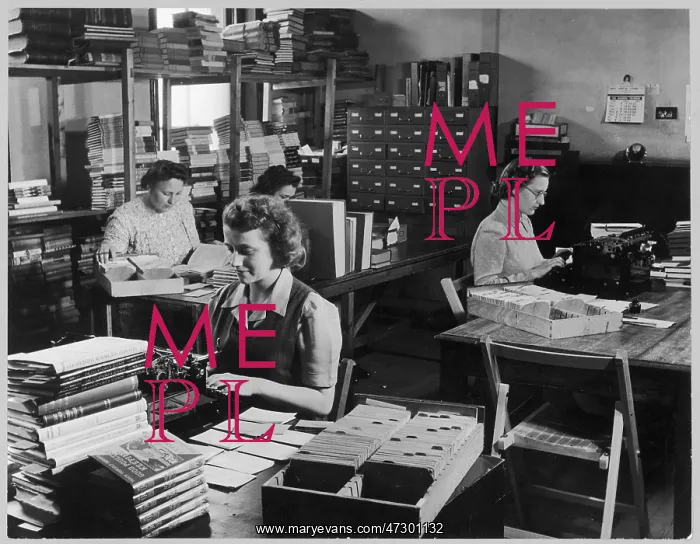 : LIBRARY OFFICE 1947 : LIBRARY OFFICE 1947
