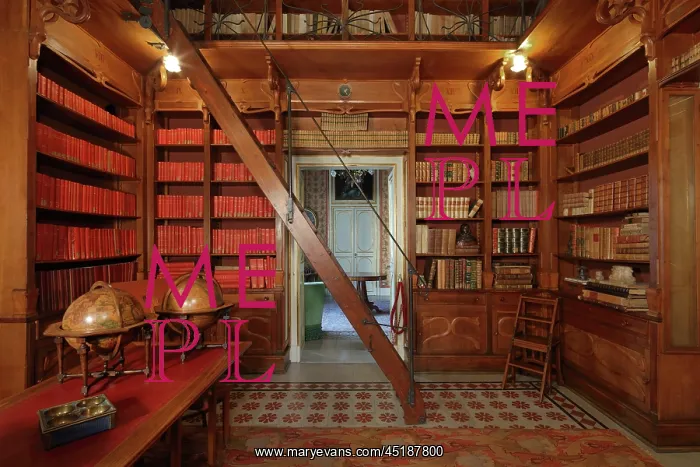 : Library, Palazzo Francavilla, Palermo, Sicily, Italy : Library, Palazzo Francavilla, Palermo, Sicily, Italy