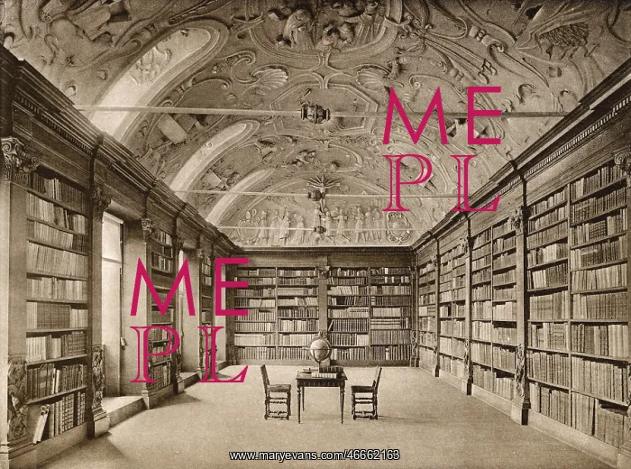 : Library in Park Abbey, Heverlee, Belgium : Library in Park Abbey, Heverlee, Belgium