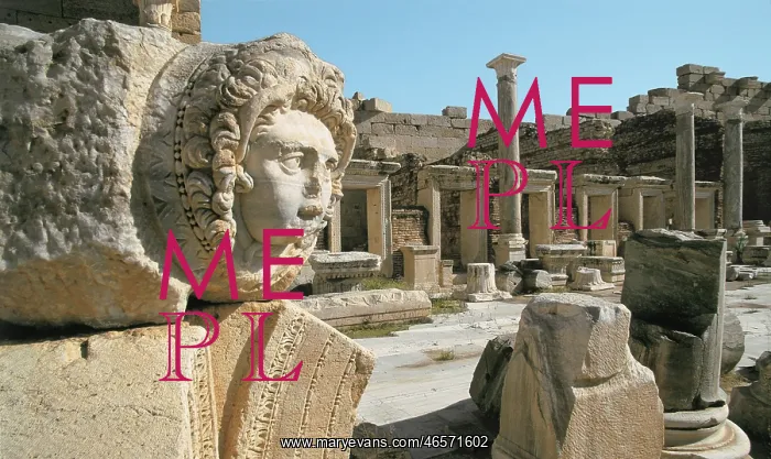 : LIBYA. TRIPOLI. Leptis Magna. Forum built during : LIBYA. TRIPOLI. Leptis Magna. Forum built during