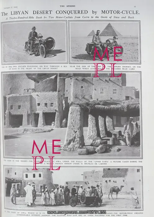 : Across the Libyan desert by motorcycle : Across the Libyan desert by motorcycle