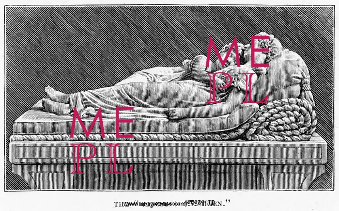 : Lichfield. Effigy known as The Sleeping Children in the cathedral of Lichfield : Lichfield. Effigy known as The Sleeping Children in the cathedral of Lichfield