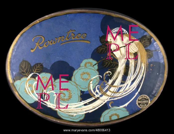 : Lid design for Rowntree chocolates : Lid design for Rowntree chocolates