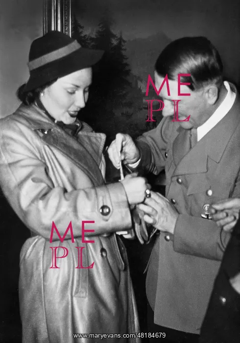 : Lida Baarova and Adolf Hitler, 1937 : Lida Baarova and Adolf Hitler, 1937