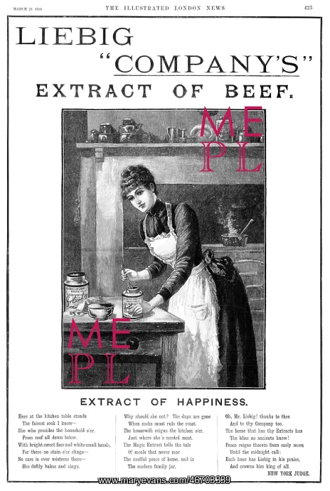 : Liebig Extract of Beef, 1891 : Liebig Extract of Beef, 1891