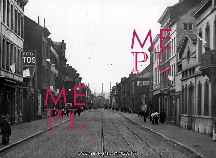 : Liege after the German conquest, 1914 : Liege after the German conquest, 1914