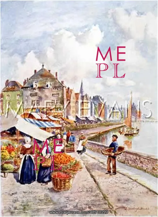 : LIEGE / MEUSE QUAY C1914 : LIEGE / MEUSE QUAY C1914