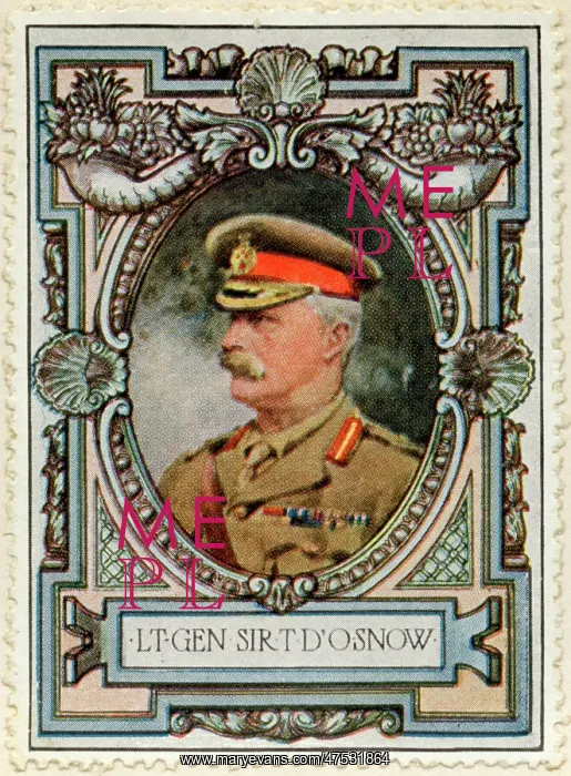 : Lieut-General Sir Thomas D?Oyly Snow / Stamp : Lieut-General Sir Thomas D?Oyly Snow / Stamp