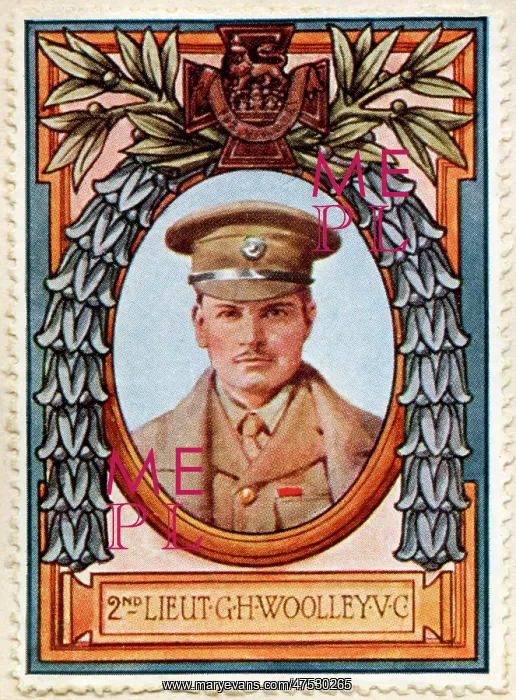 : Lieut Woolley VC recipient 5 / Stamp : Lieut Woolley VC recipient 5 / Stamp