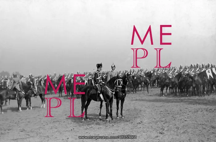 : Lieutenant Colonel Curt Heyl and Prince Frederick : Lieutenant Colonel Curt Heyl and Prince Frederick