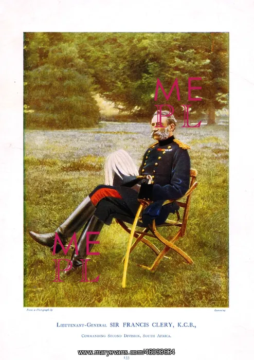 : Lieutenant-General Sir Francis Clery, Boer War : Lieutenant-General Sir Francis Clery, Boer War