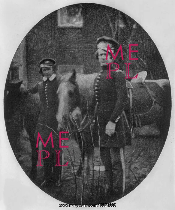 : Lieutenants Ulysses Grant (left) and Alexander : Lieutenants Ulysses Grant (left) and Alexander