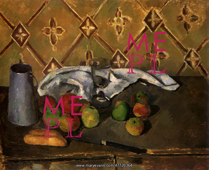 : Still Life with Apples, by Paul Cezanne : Still Life with Apples, by Paul Cezanne