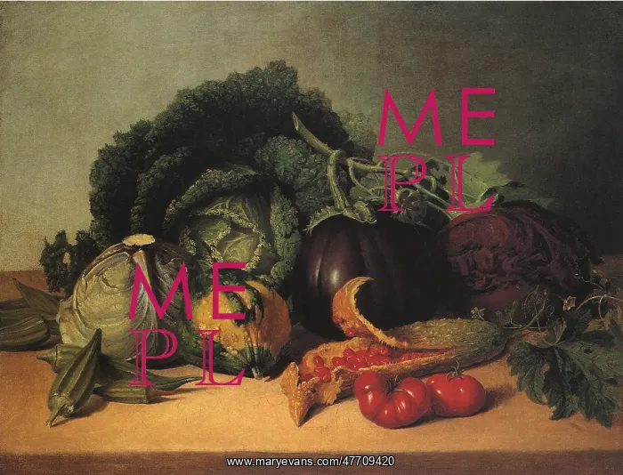  : Still Life: Balsam Apples and Vegetables