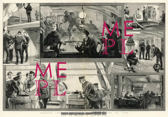 : Life on board a man-of-war : Life on board a man-of-war