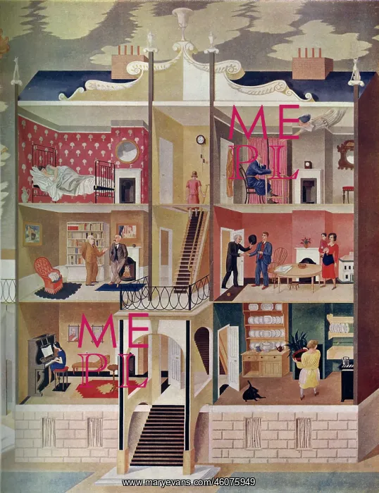 : Life in a Boarding House by Eric Ravilious : Life in a Boarding House by Eric Ravilious