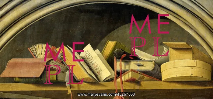 : Still Life with Books in a Niche : Still Life with Books in a Niche