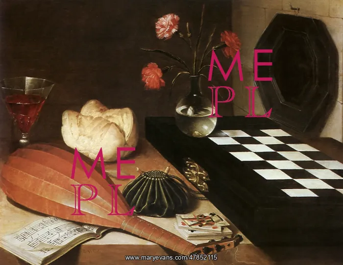 : Still Life with a Chessboard : Still Life with a Chessboard