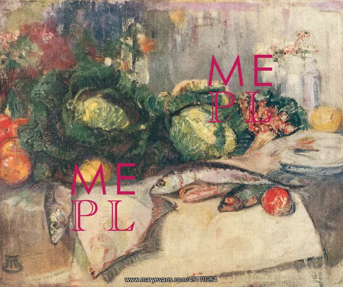 : Still Life Fish and Vegetables : Still Life Fish and Vegetables