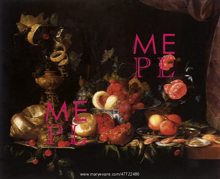  : Still Life of Flowers and Fruit