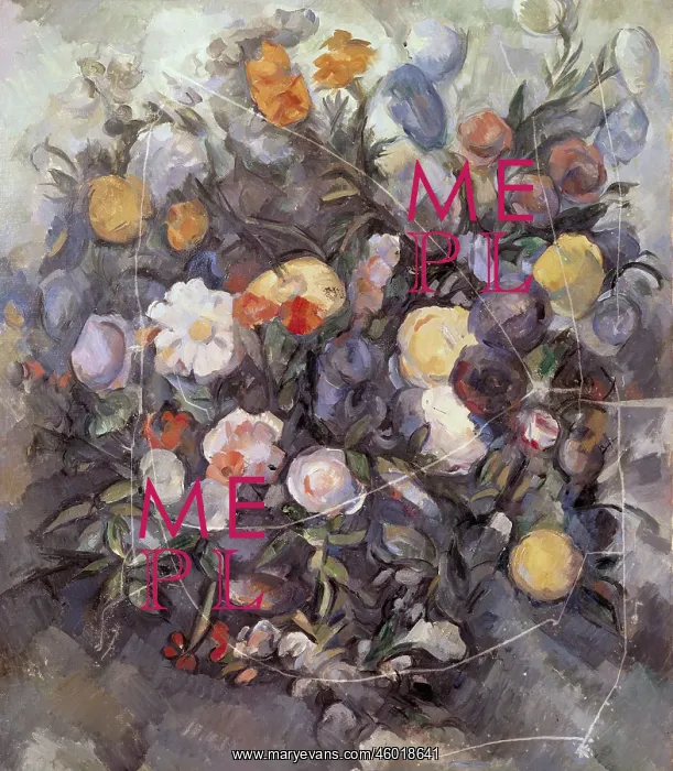 : Still life of flowers, by Paul Cezanne : Still life of flowers, by Paul Cezanne