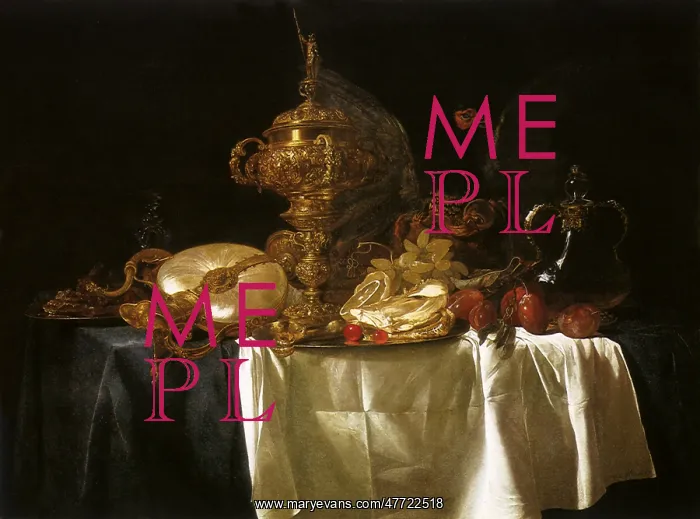  : Still Life with Fruit and Silverware