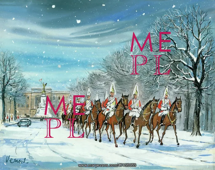 : Life Guards in The Mall ' snowscene : Life Guards in The Mall ' snowscene