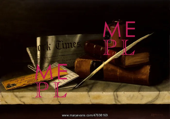  : Still Life with Letter