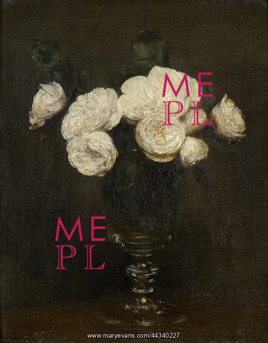  : Still Life. Malmaison Roses