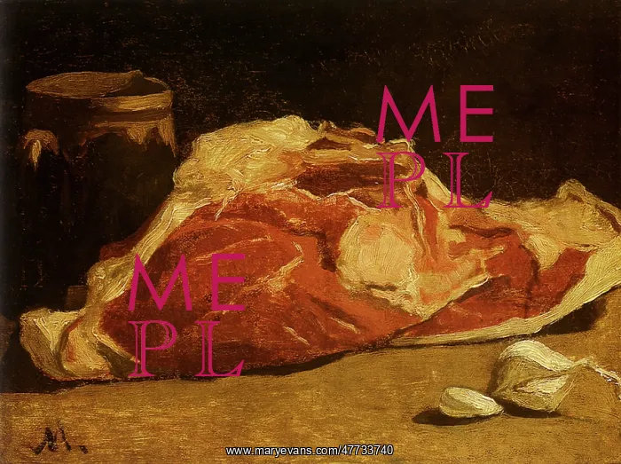 : Still Life with Meat, by Monet : Still Life with Meat, by Monet