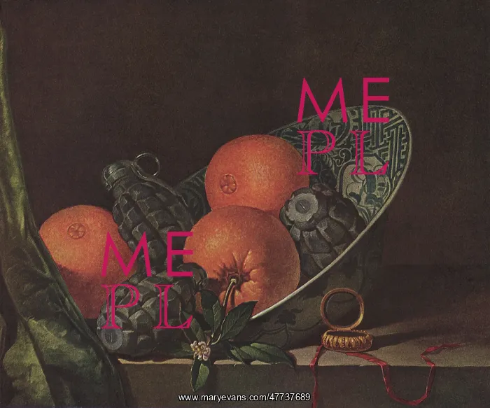 : Still Life with Oranges and Grenades : Still Life with Oranges and Grenades