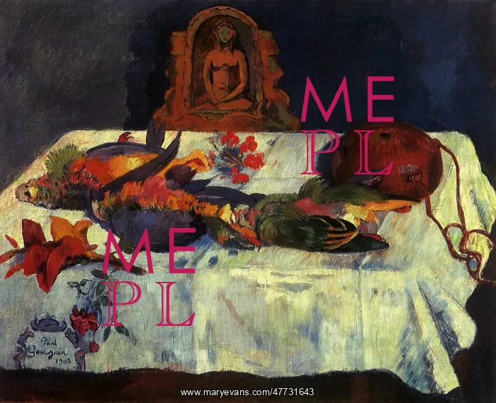  : Still Life with Parrots, by Gauguin